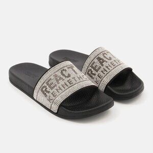 Kenneth Cole Reaction Women's Screen Jewl Slides Flat Sandals